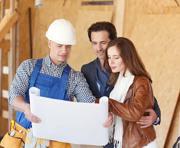 Modern custom-built vacation home featuring open-concept design and panoramic windows.