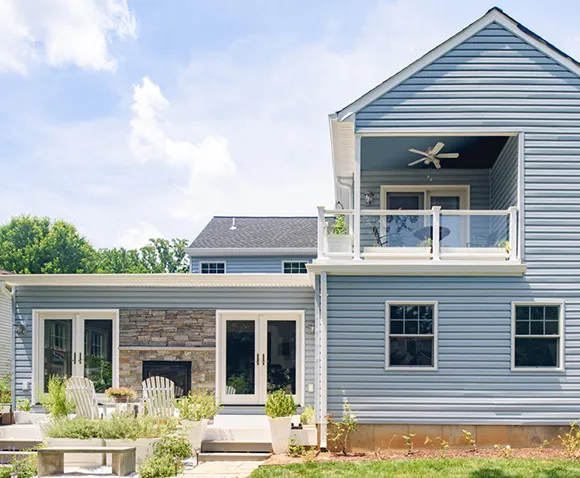 Home expansion services create an open-concept layout with newly added space.